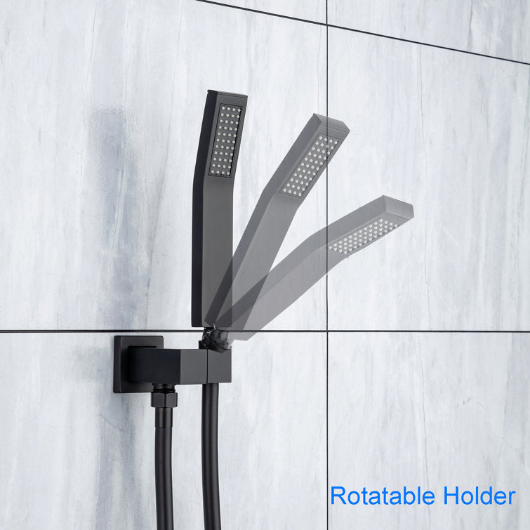 Complete Ceiling Shower System with Rough-in Valve