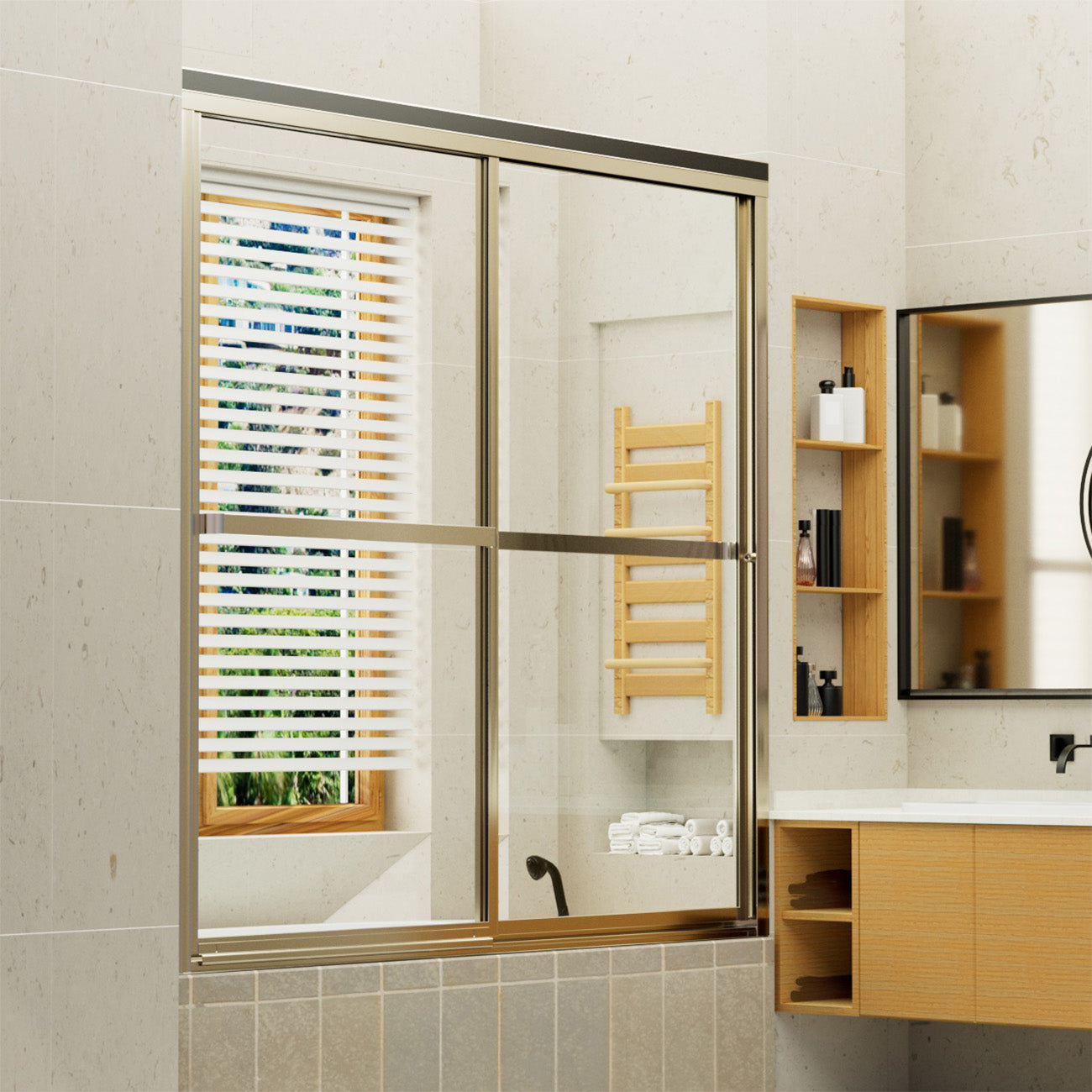 glass shower door sweep