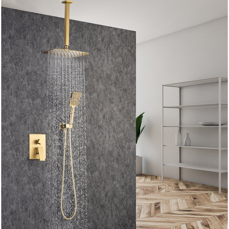 shower systems with rain head