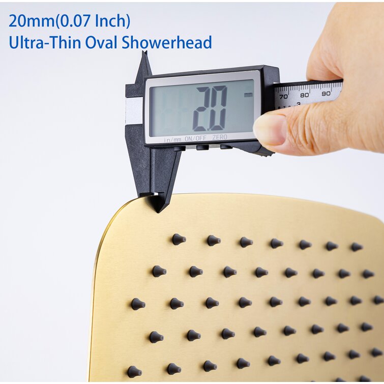 rain shower system with handheld