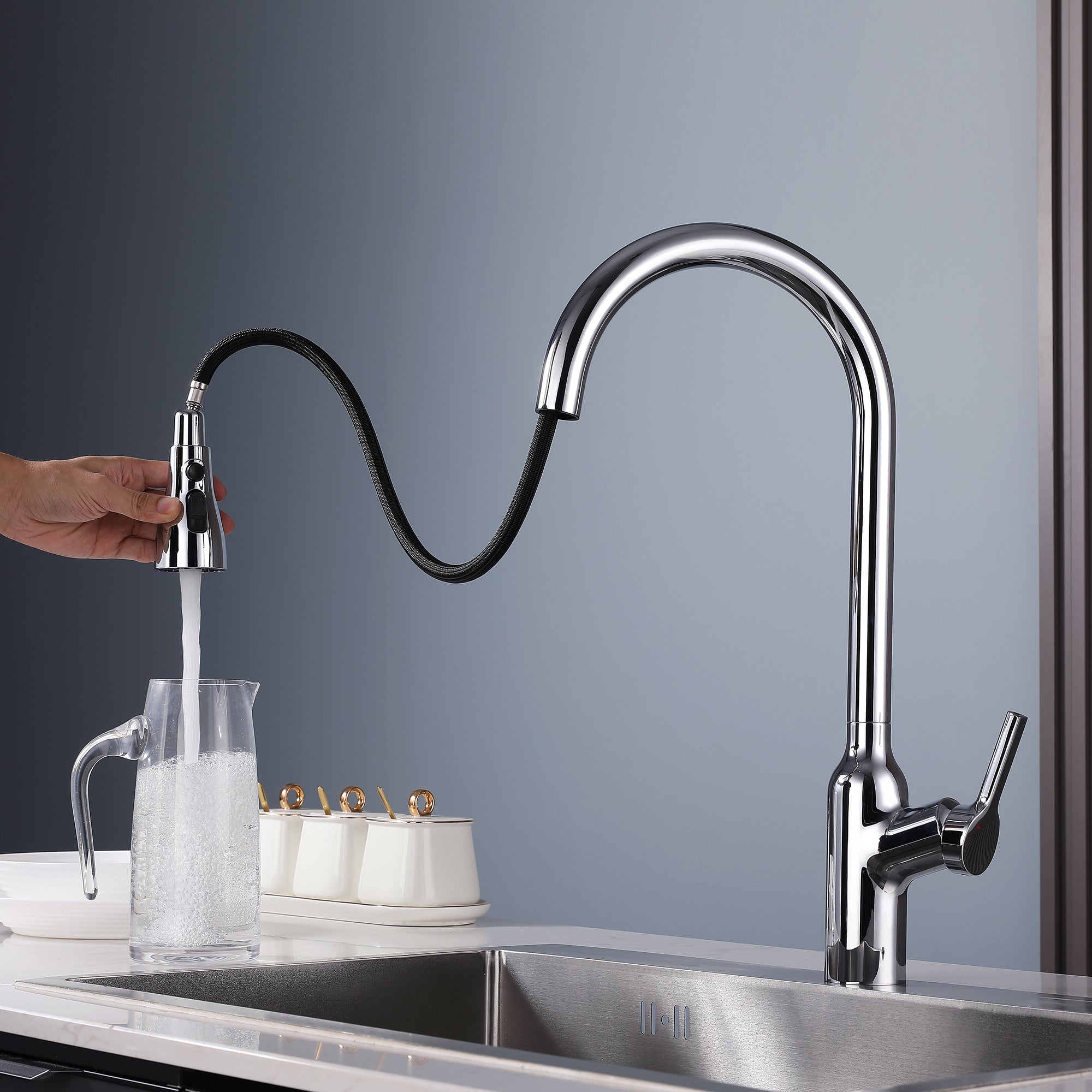 Kitchen Sink Faucets With Sprayer