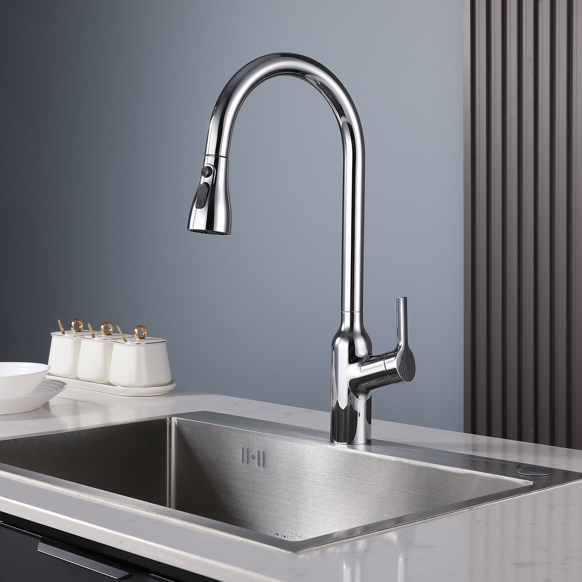 Chrome Kitchen Faucets