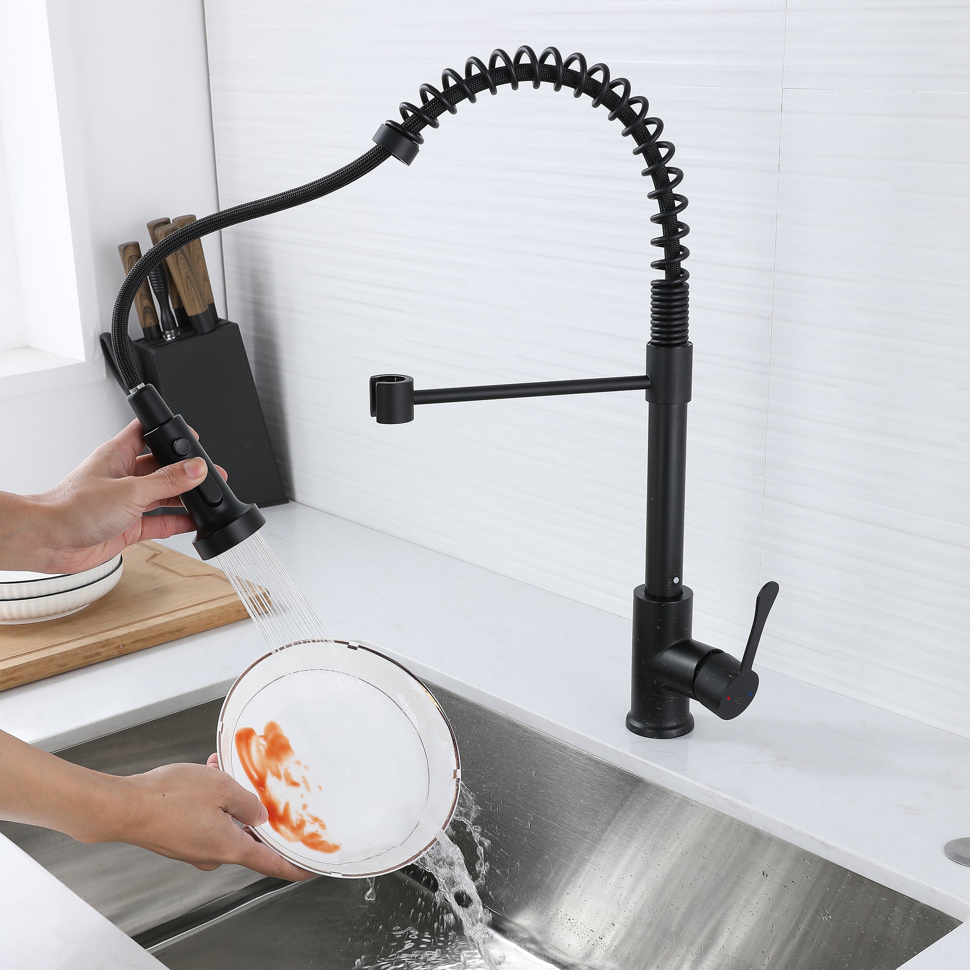 Black Kitchen Sink Faucet