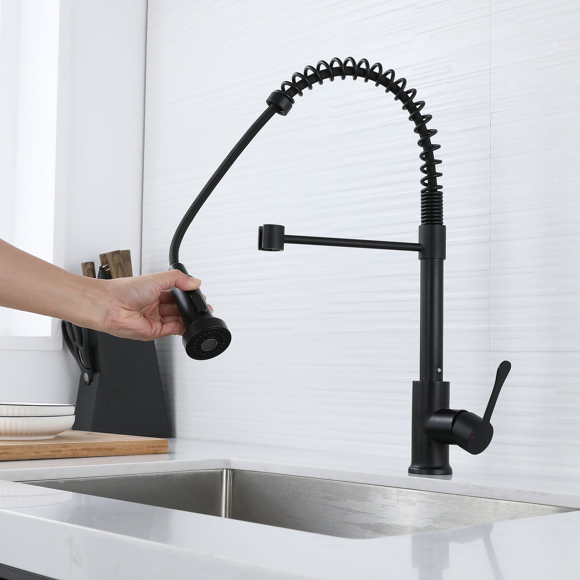 Kitchen Sink Faucet With Sprayer
