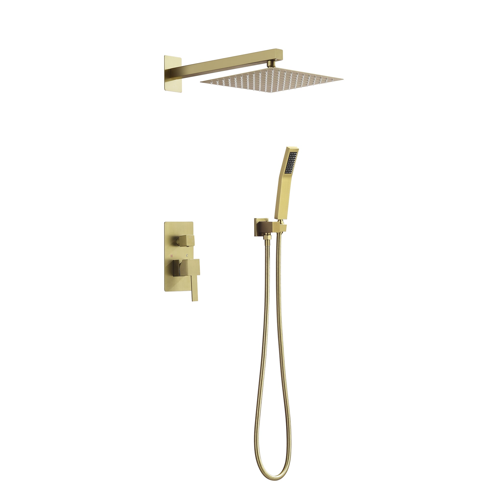 rain shower system with handheld