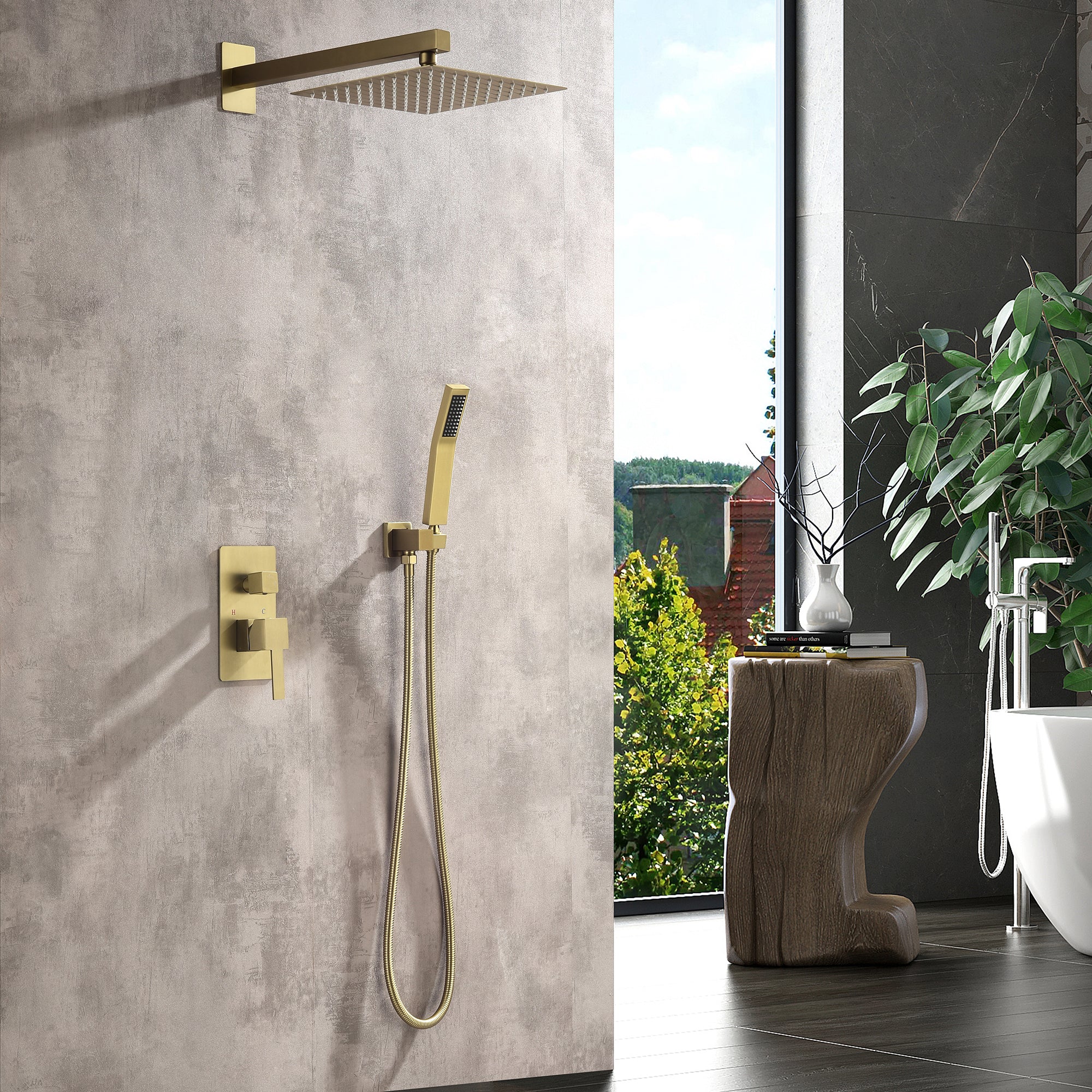 shower systems with handheld