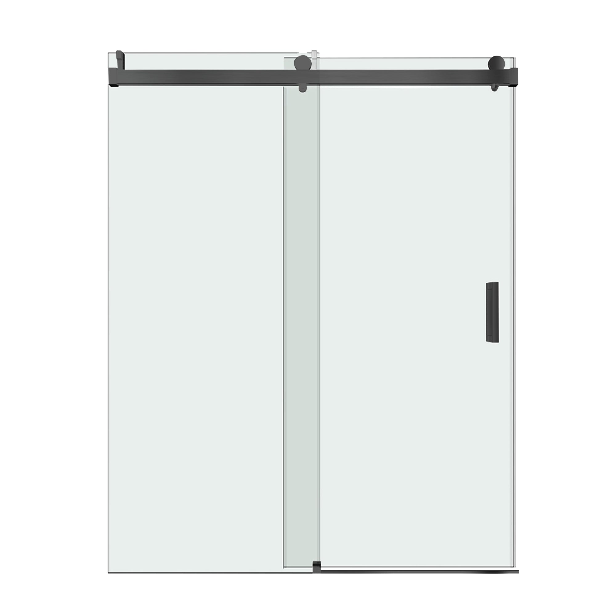 frosted glass shower door