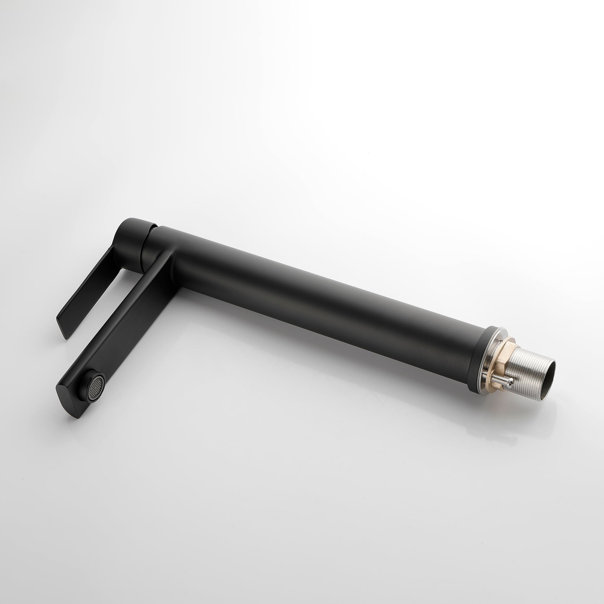 Bathroom Faucet, Single Handle Bathroom Vanity Sink Faucets, Deck Mount Bathroom Faucet, Matte Black