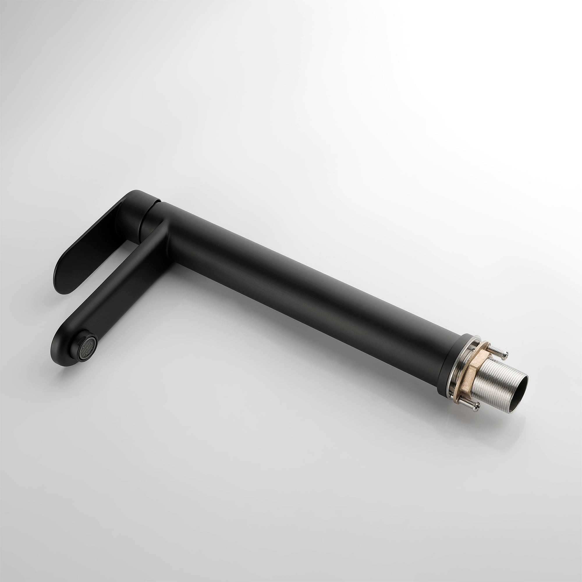 black single hole bathroom faucet