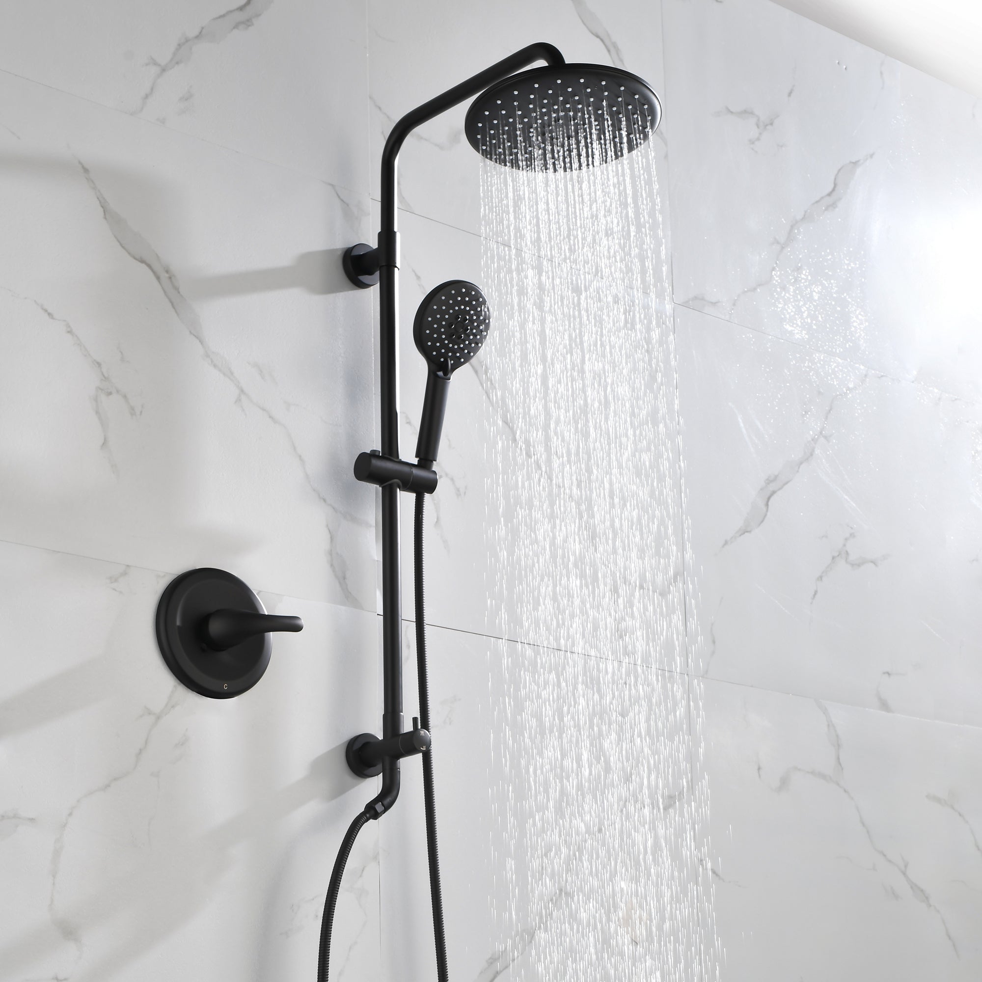 shower systems with handheld