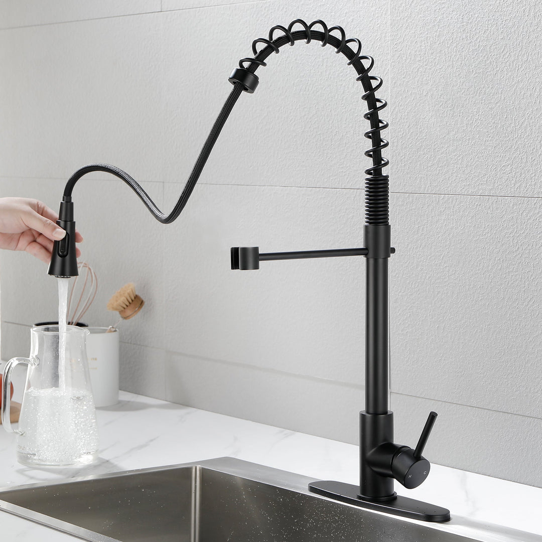 Pull Down the Kitchen Faucet