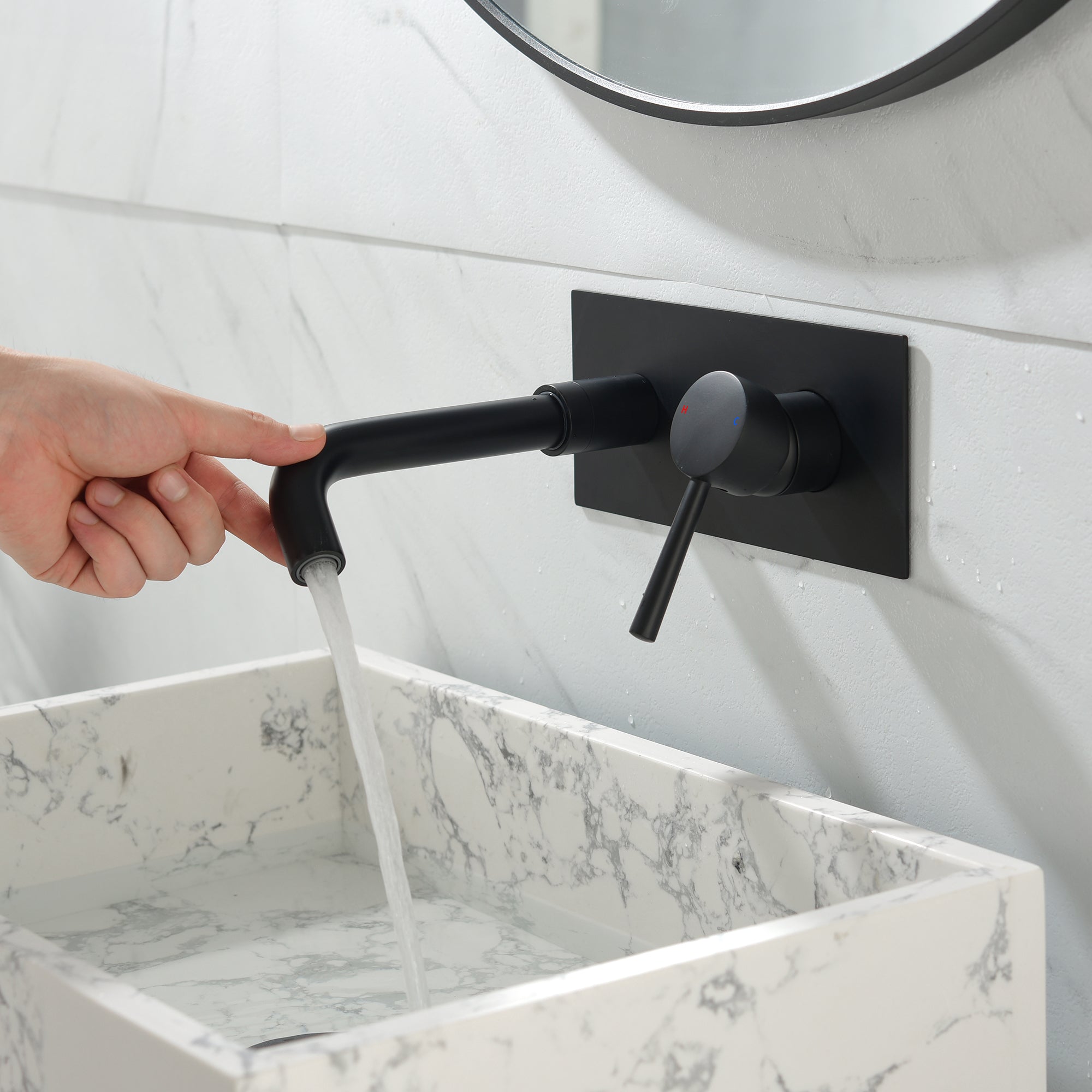 brass bathroom faucet
