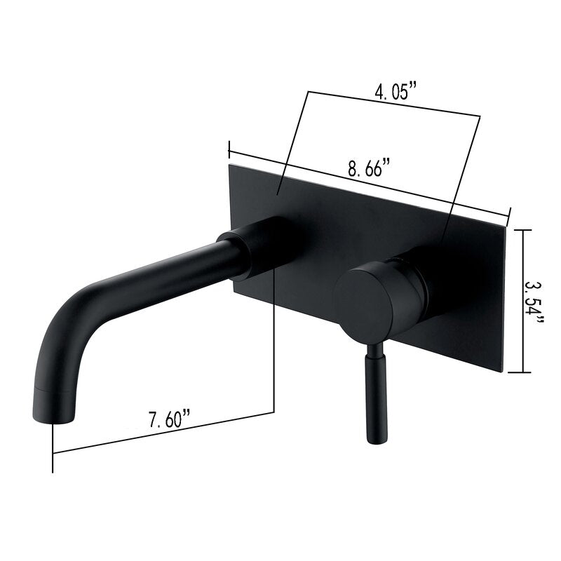 single lever bathroom faucet