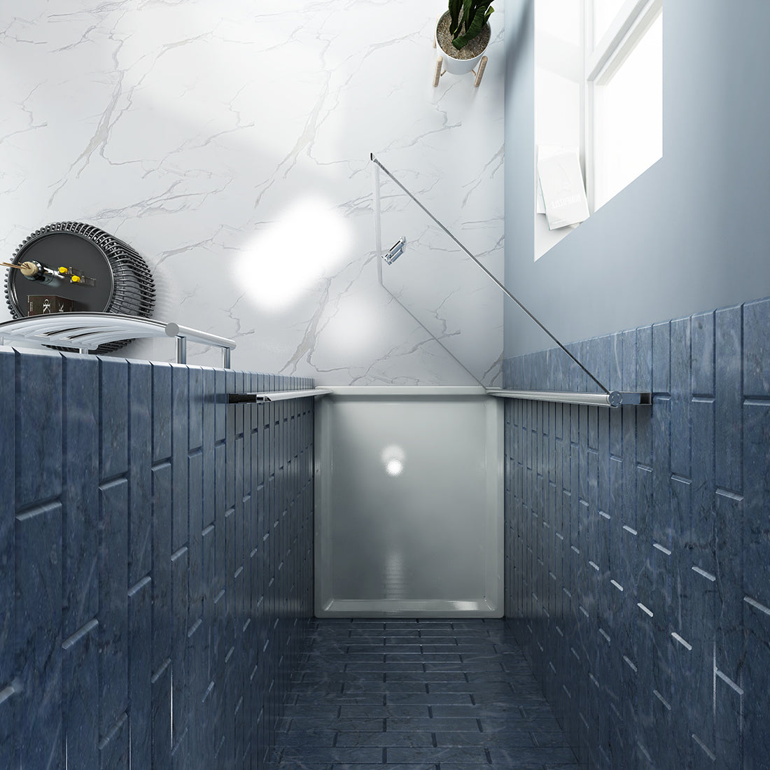 glass shower doors for tubs