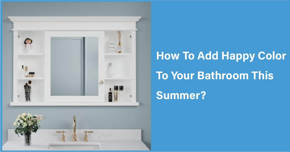 How To Add Happy Color To Your Bathroom This SummerWELLFOR