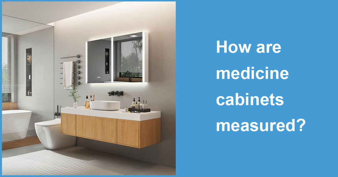 How are medicine cabinets measured?