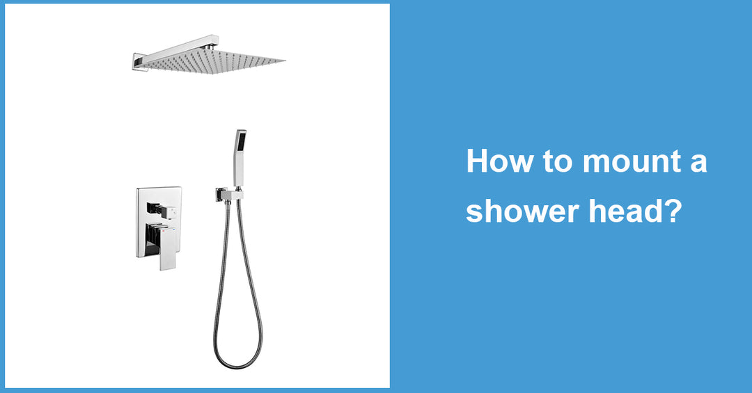 How to mount a shower head?