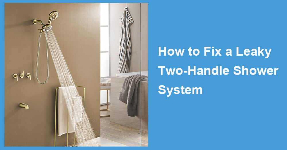 How to Fix a Leaky Two-Handle Shower System