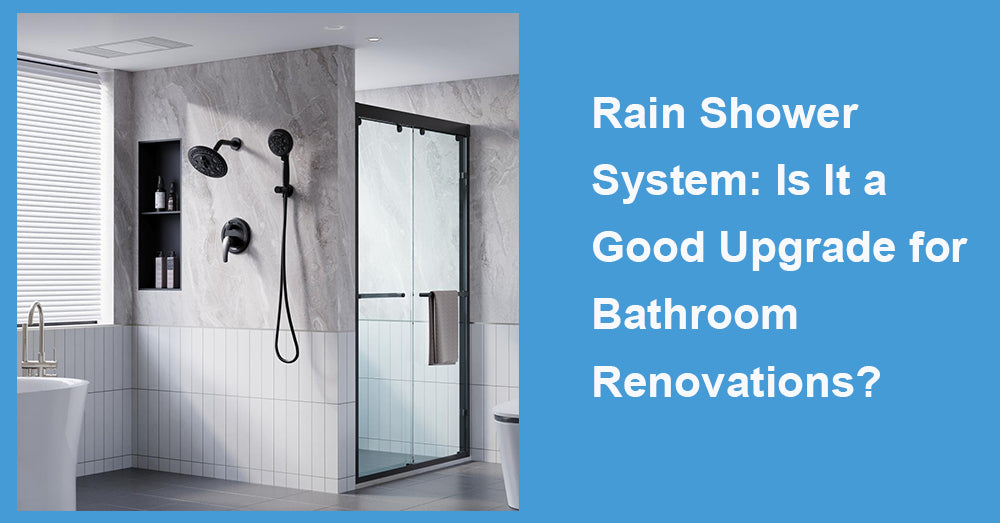 Rain Shower System:  Is It a Good Upgrade for Bathroom Renovations?