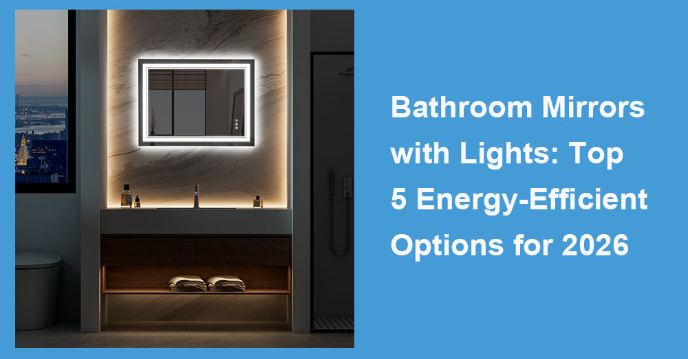 Bathroom Mirrors with Lights: Top 5 Energy-Efficient Options for 2026
