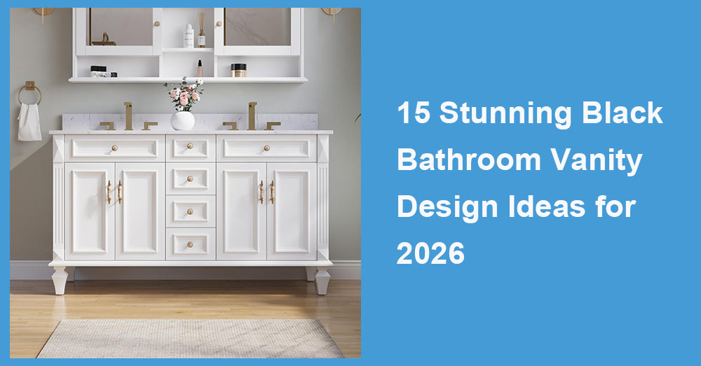 15 Stunning Black Bathroom Vanity Design Ideas for 2026