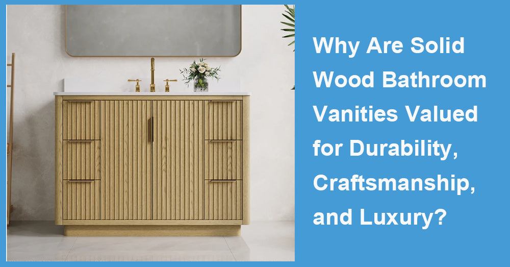 Why Are Solid Wood Bathroom Vanities Valued for Durability, Craftsmanship, and Luxury?