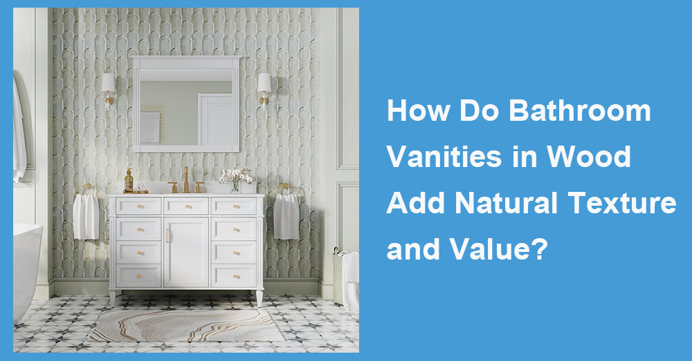 How Do Bathroom Vanities in Wood Add Natural Texture and Value?