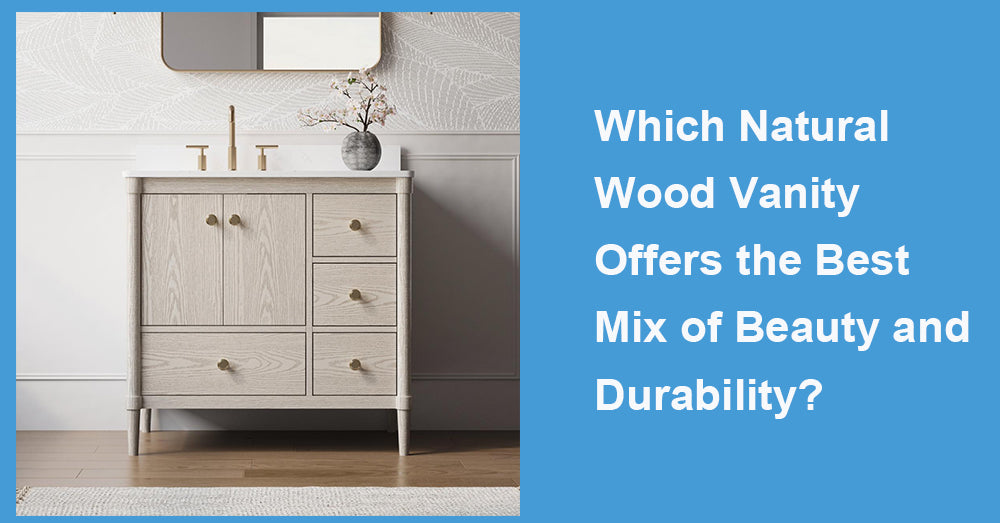 Which Natural Wood Vanity Offers the Best Mix of Beauty and Durability?