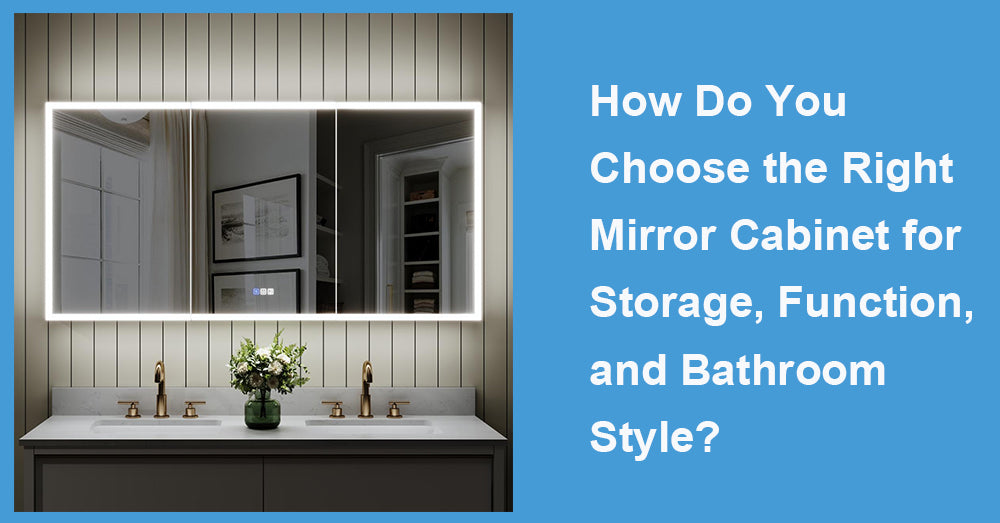 How Do You Choose the Right Mirror Cabinet for Storage, Function, and Bathroom Style?