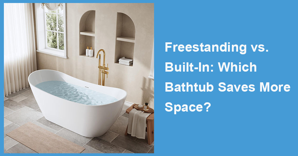 Freestanding vs. Built-In: Which Bathtub Saves More Space?