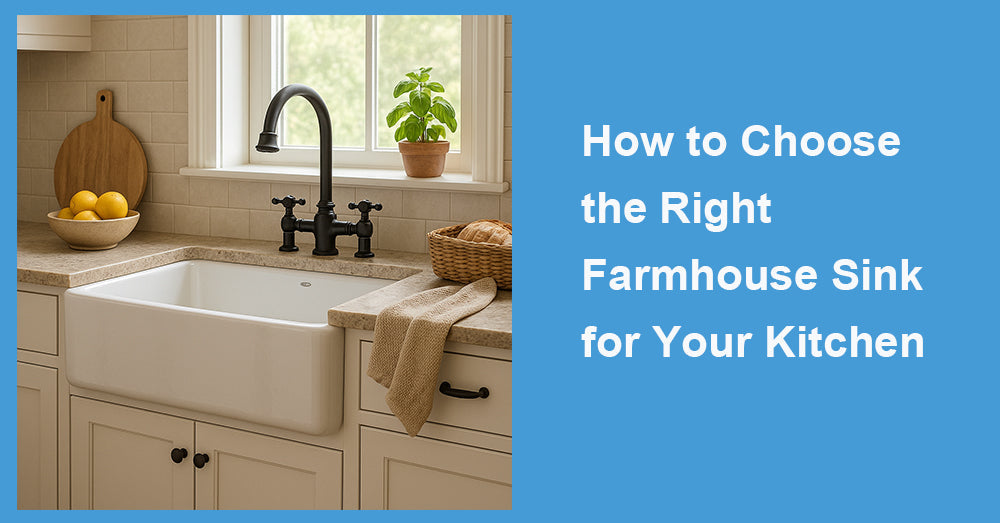 How to Choose the Right Farmhouse Sink for Your Kitchen