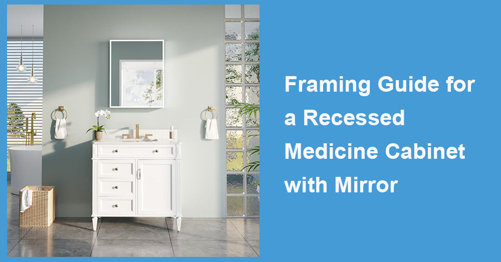 Framing Guide for a Recessed Medicine Cabinet with Mirror