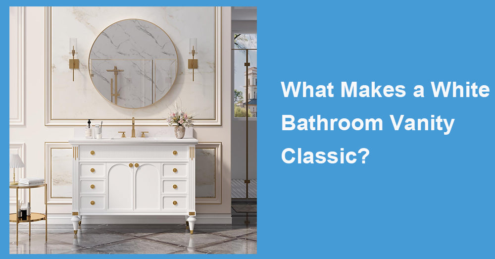 What Makes a White Bathroom Vanity Classic?