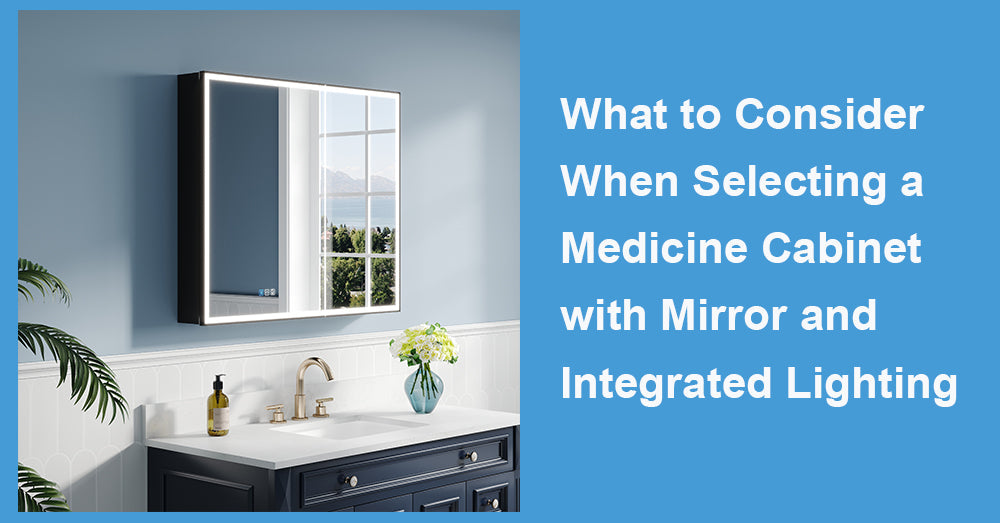 What to Consider When Selecting a Medicine Cabinet with Mirror and Integrated Lighting