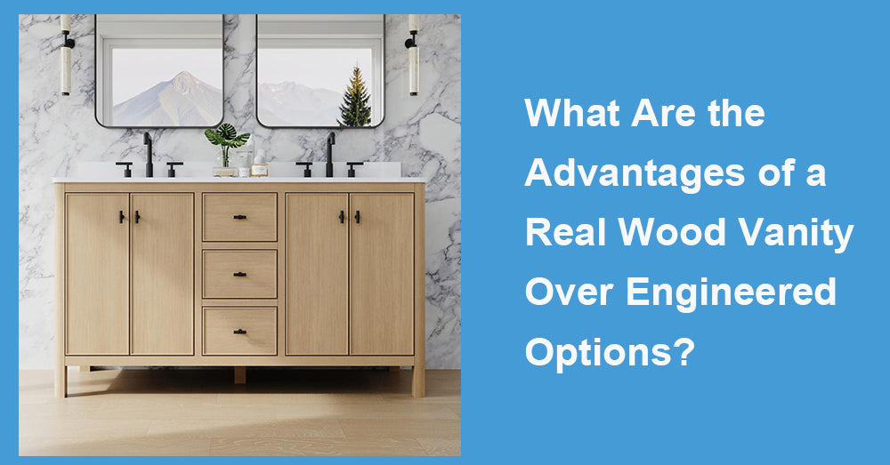 What Are the Advantages of a Real Wood Vanity Over Engineered Options?