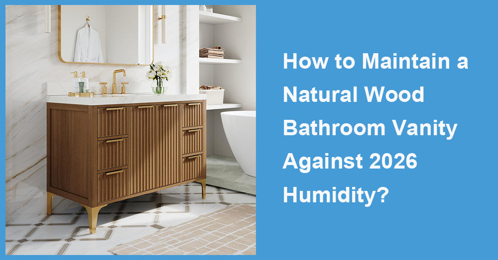 How to Maintain a Natural Wood Bathroom Vanity Against 2026 Humidity?
