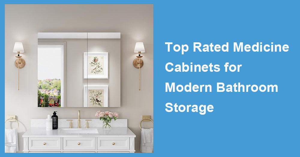 Top Rated Medicine Cabinets for Modern Bathroom Storage