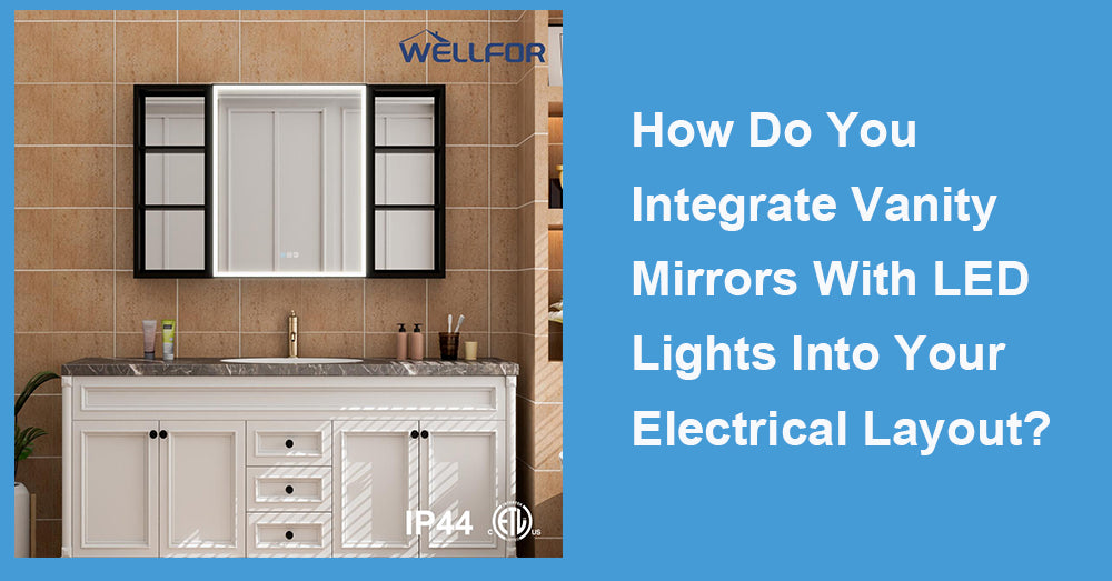 How Do You Integrate Vanity Mirrors With LED Lights Into Your Electrical Layout?