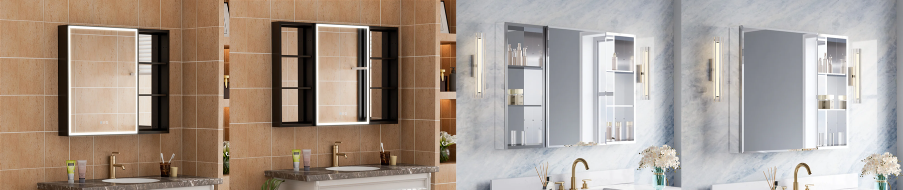 Cabinet with Open Shelf