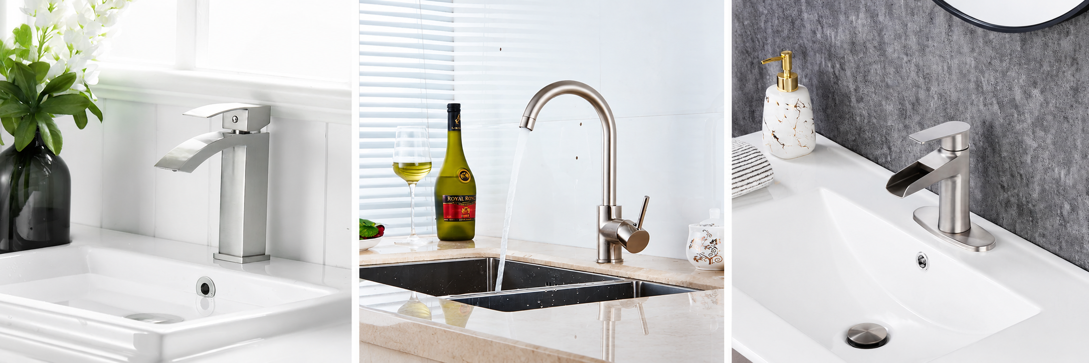 Deck Mount Faucets