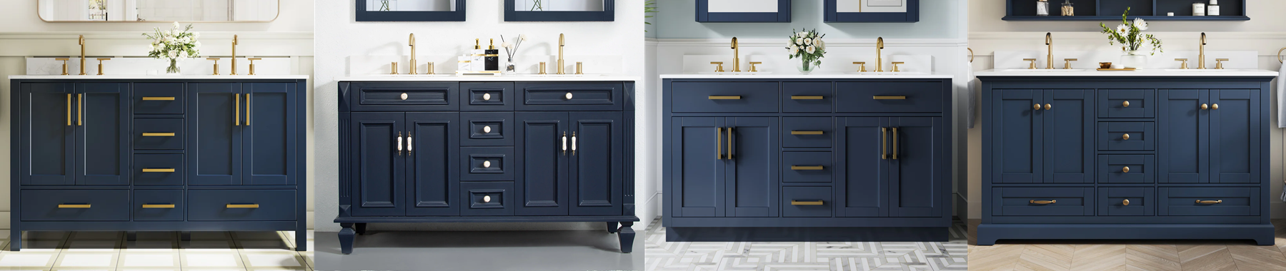 Navy Blue Vanities