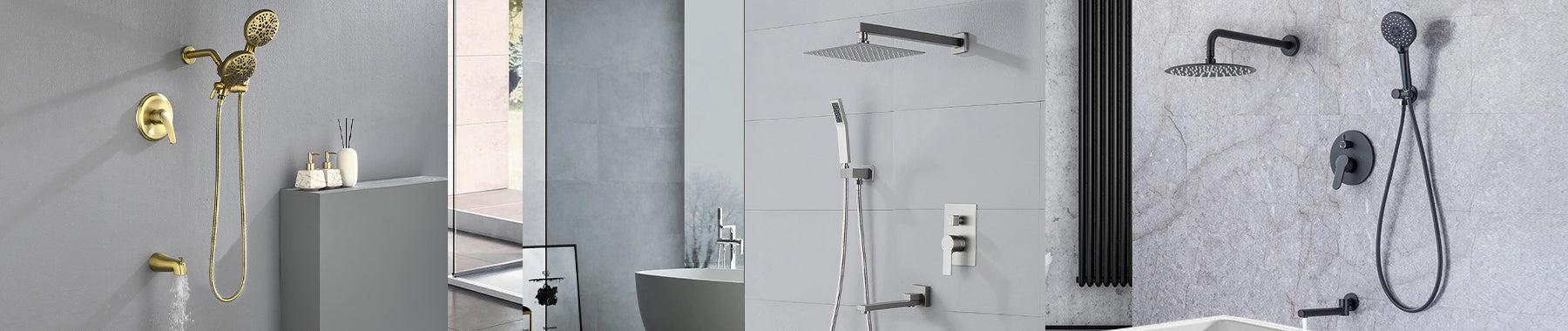 Shower Faucet With Tub Spout