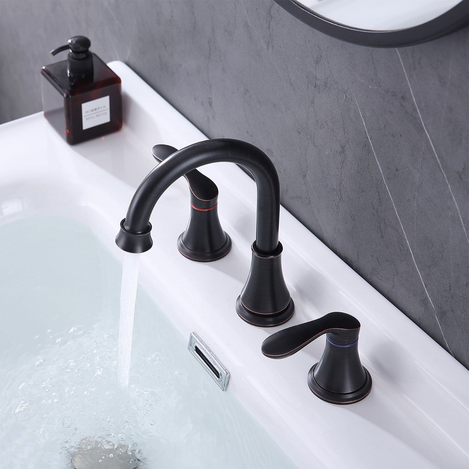 waterfall faucets bathroom