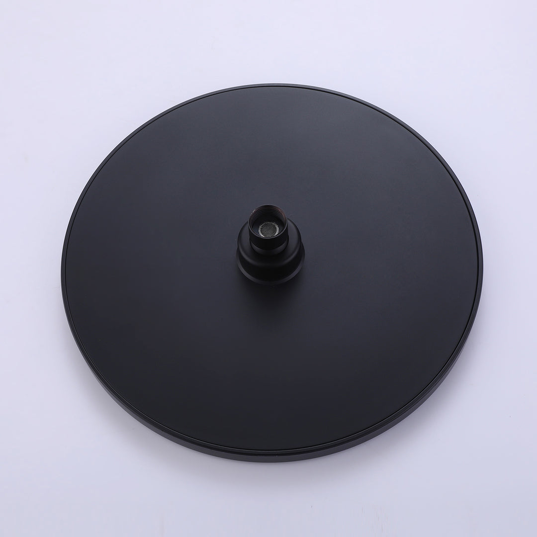 Wall Mount 3-Function Complete Shower System with Rough-In Valve