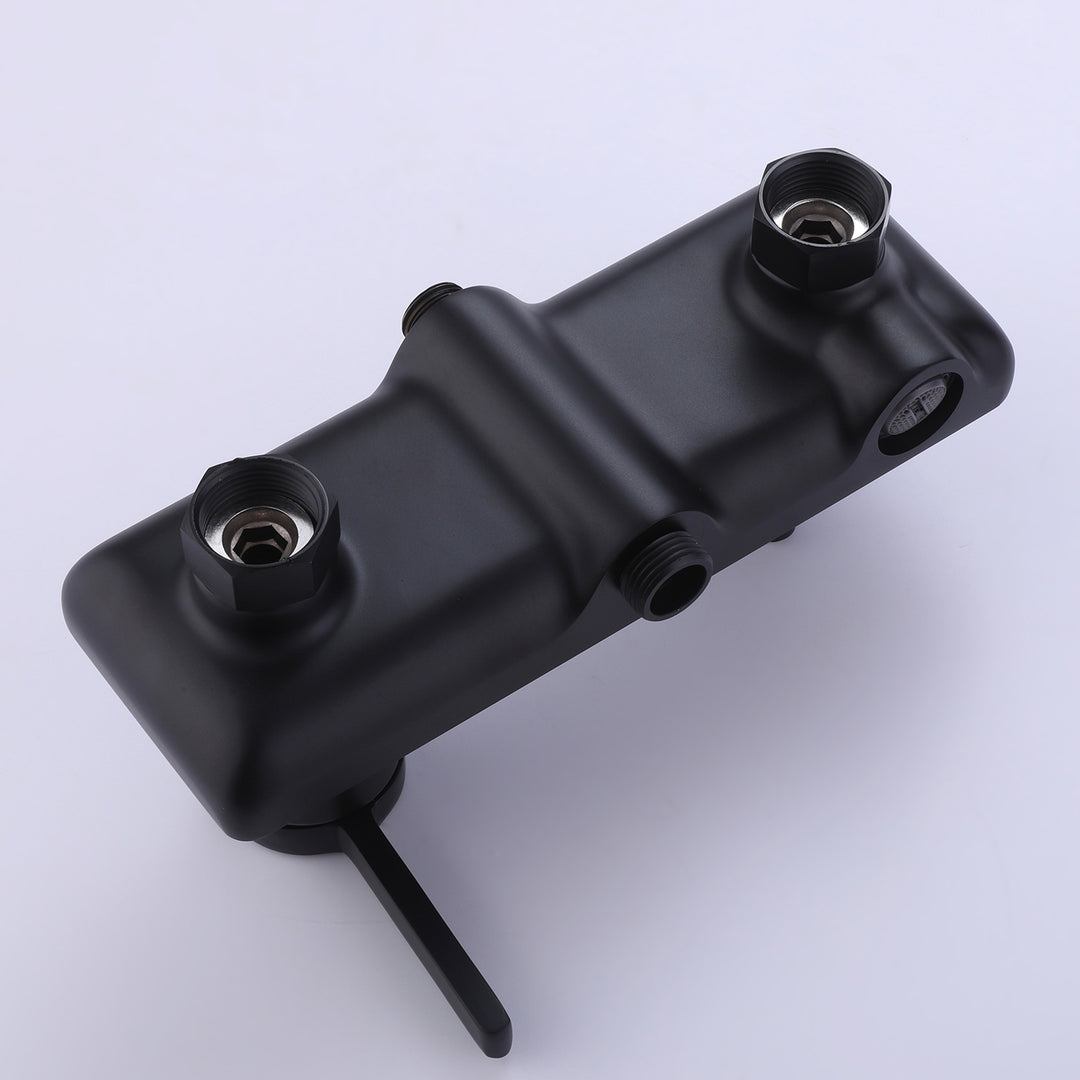 Wall Mount 3-Function Complete Shower System with Rough-In Valve