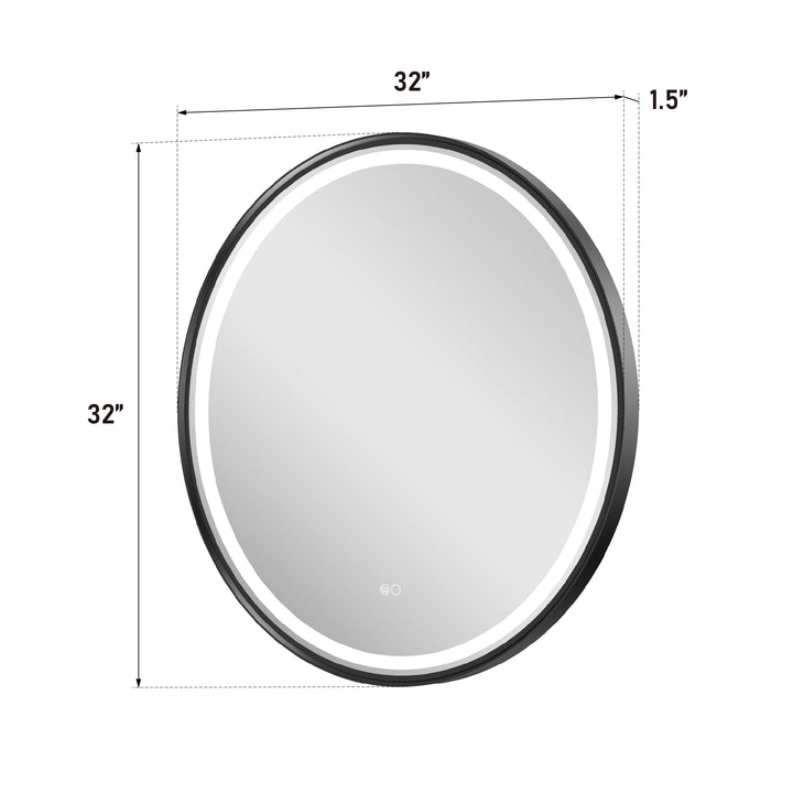 Round Mirror Size