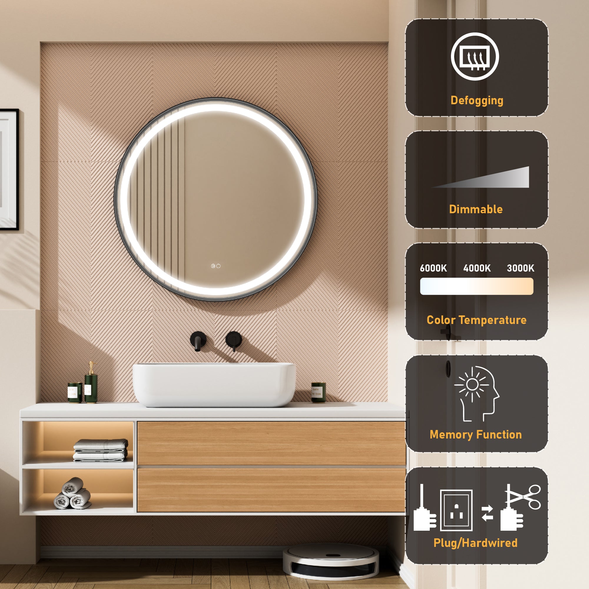 Bathroom Light Mirror
