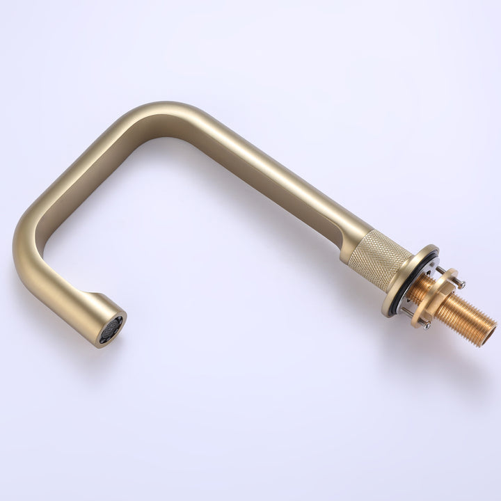 Solid Brass 8 Inch Two Handle Bathroom Faucet