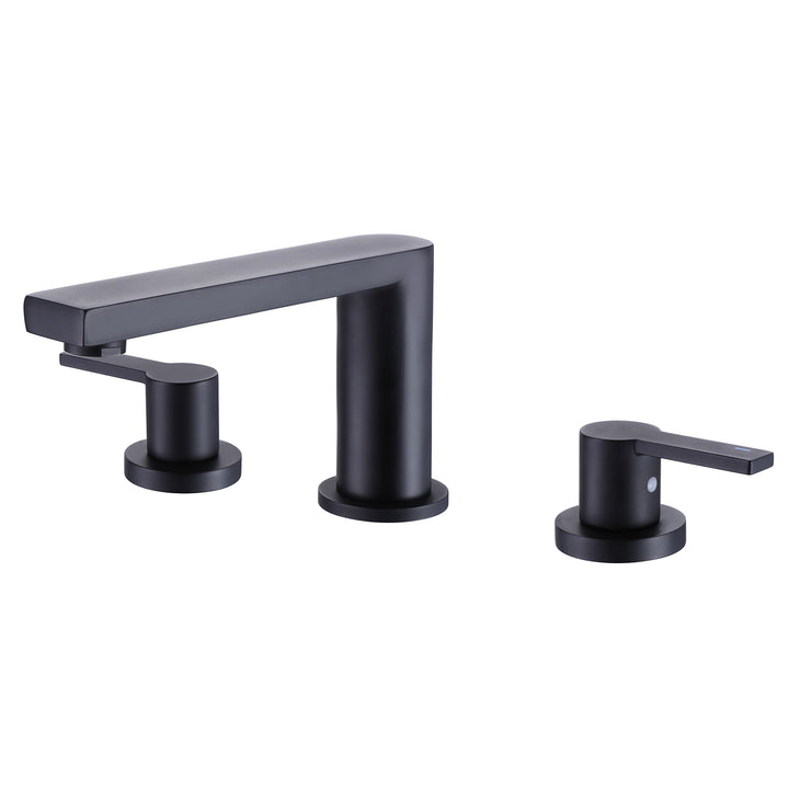 Two Handles 8 Inch Widespread Bathroom Sink Faucet