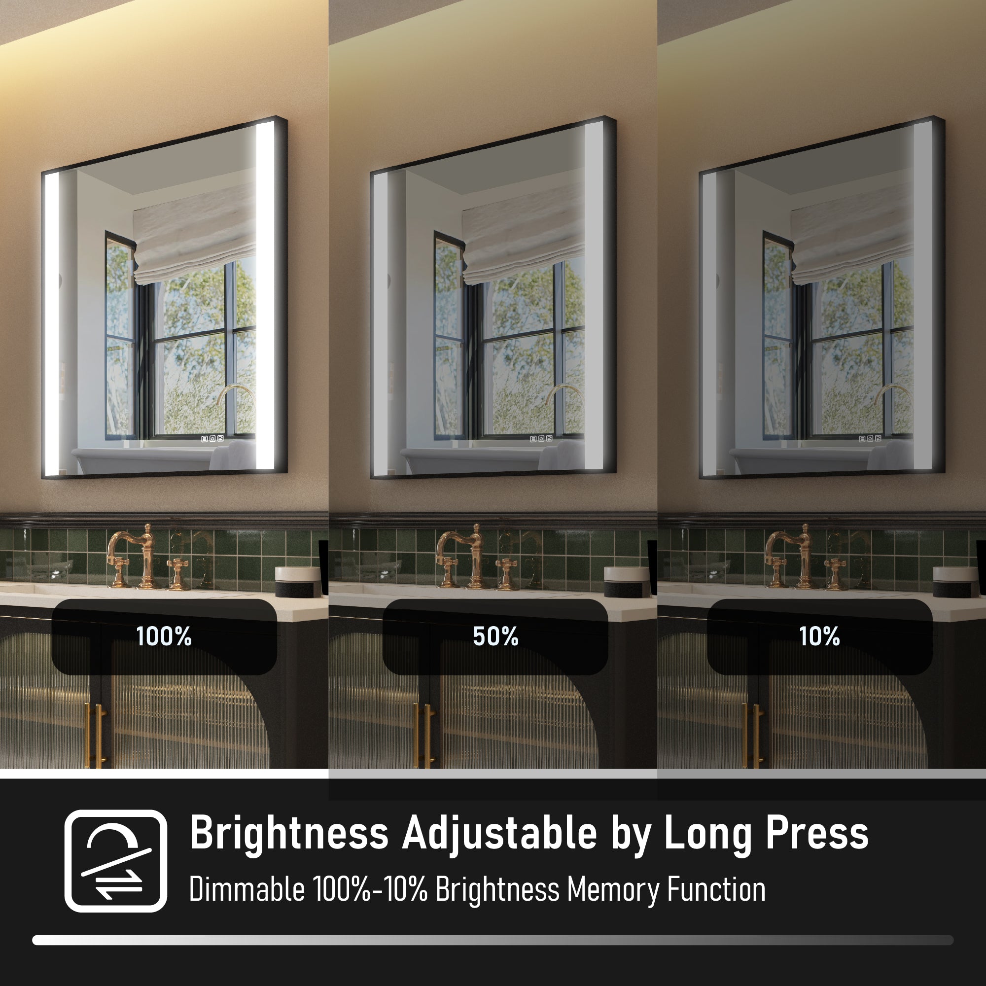 Lighted Bathroom Mirror
